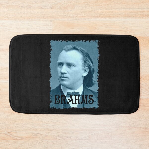 Item preview, Johannes Brahms - Portrait - Vintage Design - Blue - RB designed and sold by GrandArtists.