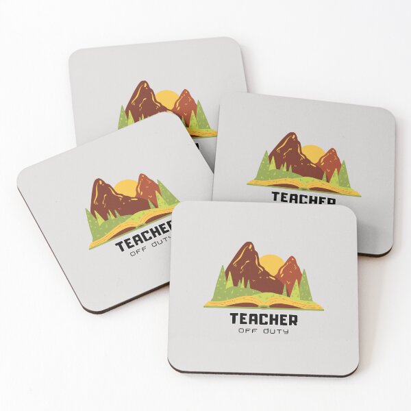 Item preview, Teacher off duty, mountain hiking gift, time off designed and sold by Toph & Mea Shop.