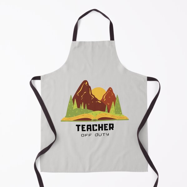 Item preview, Teacher off duty, mountain hiking gift, time off designed and sold by Toph & Mea Shop.