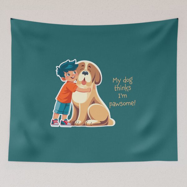 Item preview, Copy of Boy with dog designed and sold by kavalenkavart.