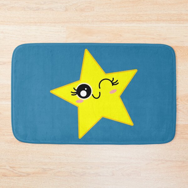 Item preview, Cute Smiling Yellow Twinkle Star designed and sold by HoppRock.