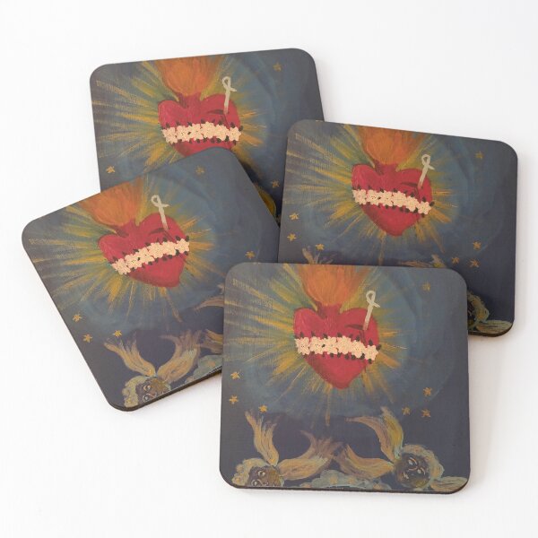 Item preview, Immaculate Heart with Angels designed and sold by PaintsbyTom.