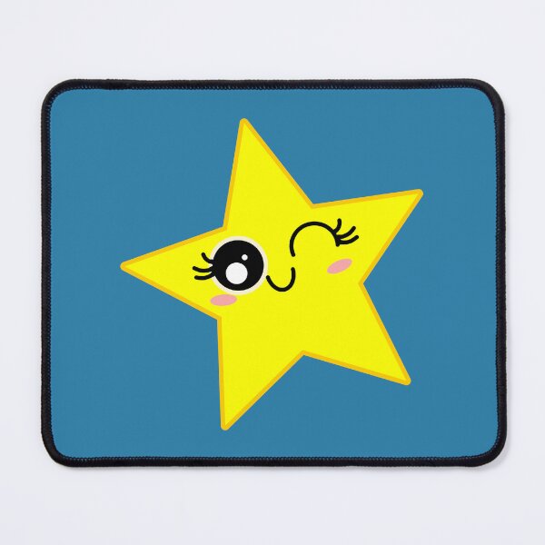 Item preview, Cute Smiling Yellow Twinkle Star designed and sold by HoppRock.