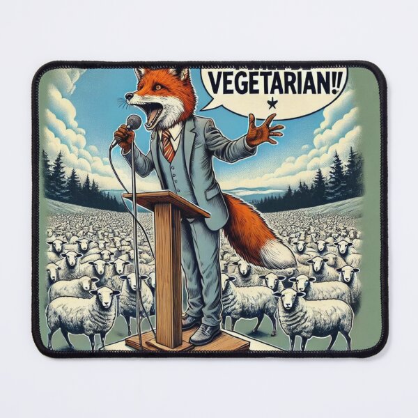Item preview, Once Elected I Will Be Vegetarian Funny Election Promises parody designed and sold by BeansHotTees.