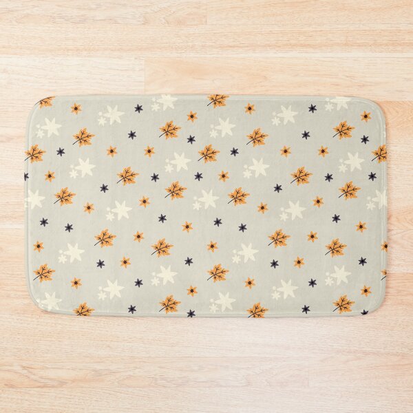 Item preview, Seamless pattern. Leaves and stars on a light background. designed and sold by LianaTomson.