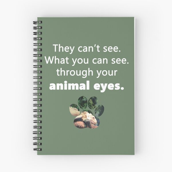 Item preview, THERIAN paw print "they can't see what you can see through your animal eyes LIZARD LEGUAN designed and sold by PD Therian.