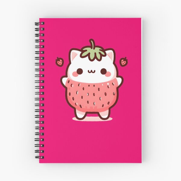 Item preview, Strawberry Cat. designed and sold by Anna Halasek.