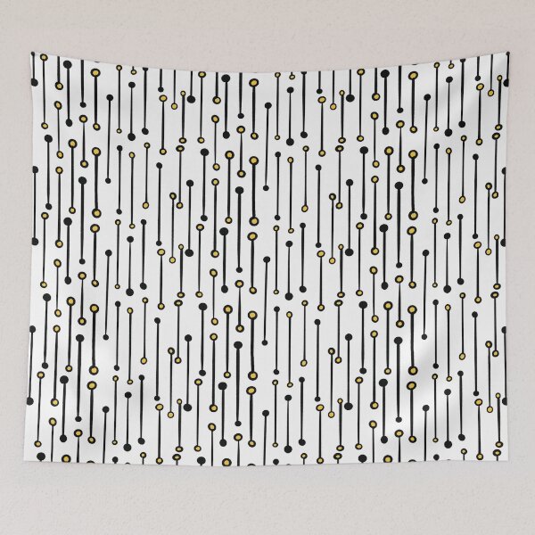 Item preview, Rainy Summer Days: Falling Drops - White designed and sold by Honey Crystal Fashion and Homegoods .