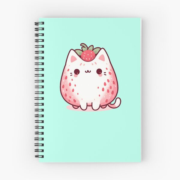 Item preview, Strawberry Cat. designed and sold by Anna Halasek.