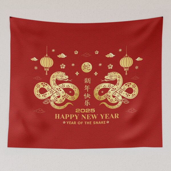 Item preview, Happy Chinese New Year 2025 Year Of The Snake designed and sold by pixldraw.