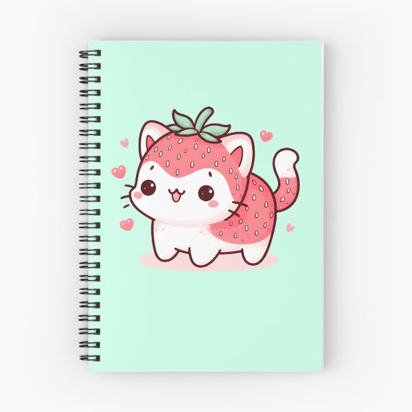 Item preview, Strawberry Cat. designed and sold by Anna Halasek.