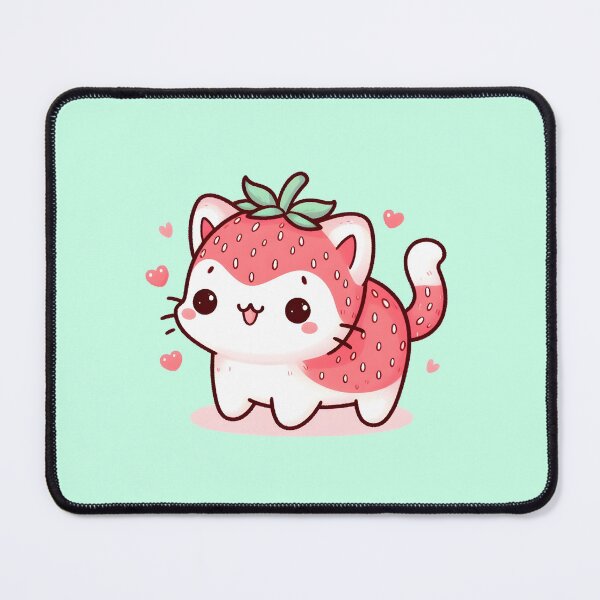 Item preview, Strawberry Cat. designed and sold by Anna Halasek.