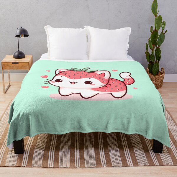 Item preview, Strawberry Cat. designed and sold by Anna Halasek.