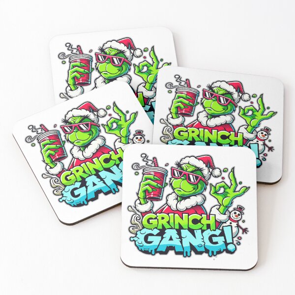 Item preview, Grinch Gang Funny Christmas Design designed and sold by markymaarty.