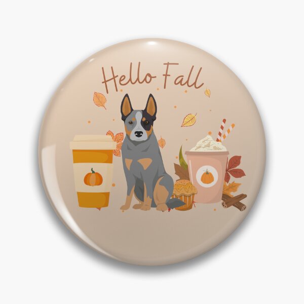 Item preview, Australian Cattle Dog, Hello Fall designed and sold by thedoglovershop.