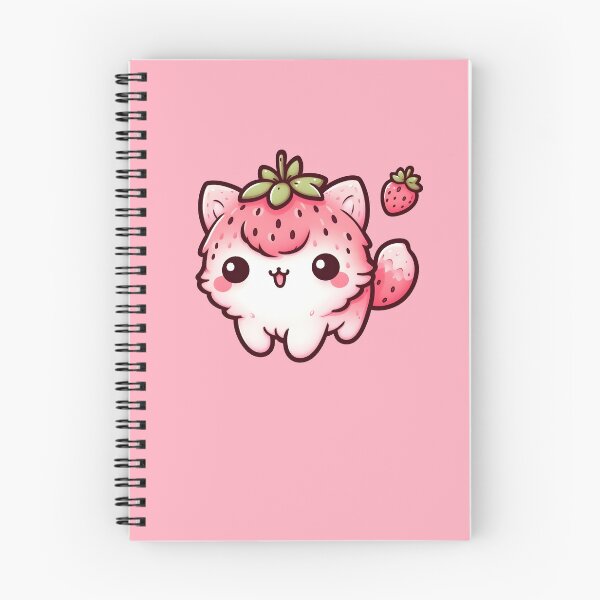 Item preview, Strawberry Cat. designed and sold by Anna Halasek.