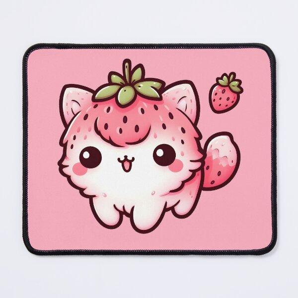 Item preview, Strawberry Cat. designed and sold by Anna Halasek.