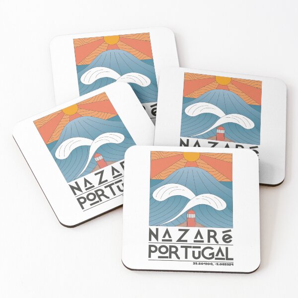 Item preview, Nazare Portugal Retro Travel Active  designed and sold by blockandre.