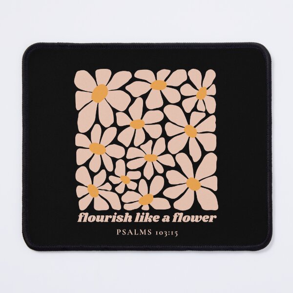 Item preview, Flourish Like A Flower Quote, Bible Verse,Christian Women's Gospel Quotes, Inspirational  Christian Woman Design designed and sold by mattlee20.