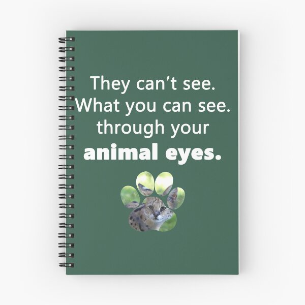 Item preview, THERIAN paw print "they can't see what you can see through your animal eyes" SERVAL 1 designed and sold by PD Therian.