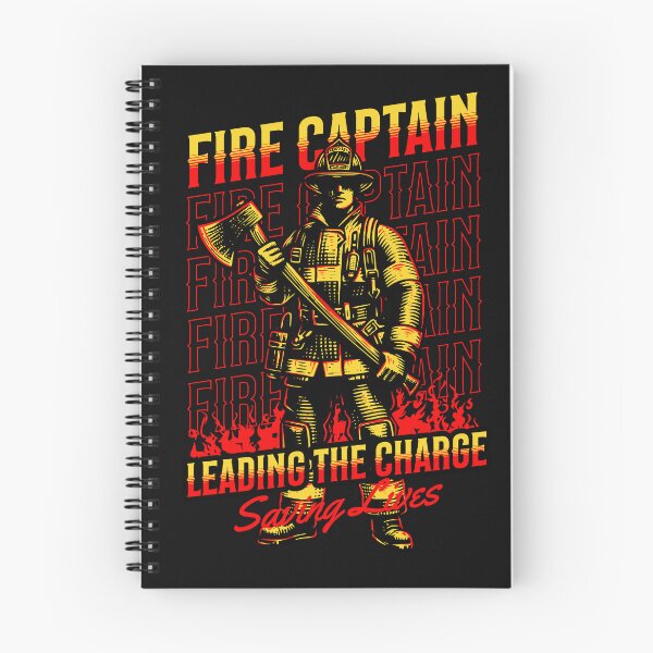 Item preview, Fire Captain, leading the charge, saving lives designed and sold by MoritaB.