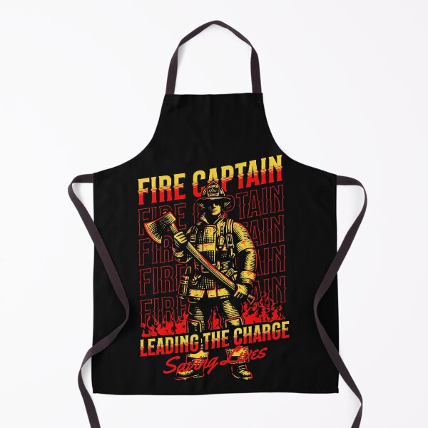Item preview, Fire Captain, leading the charge, saving lives designed and sold by MoritaB.
