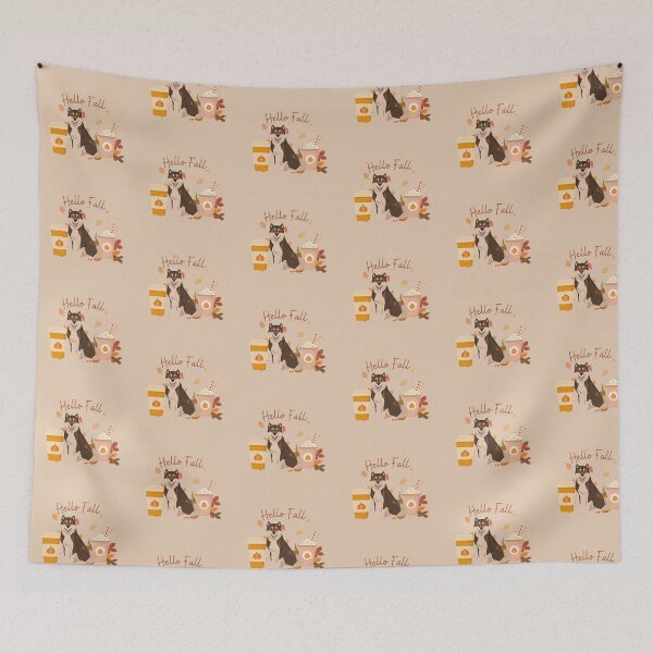 Item preview, Kishu Ken Dog, Hello Fall designed and sold by thedoglovershop.