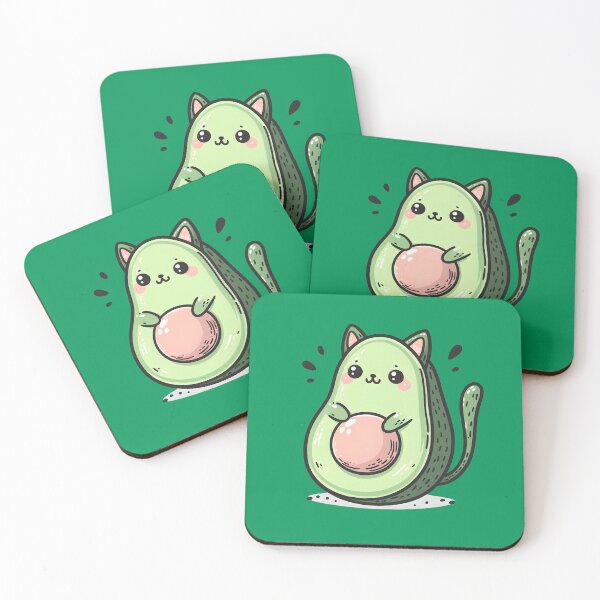 Item preview, Avocado Cat. designed and sold by Anna Halasek.