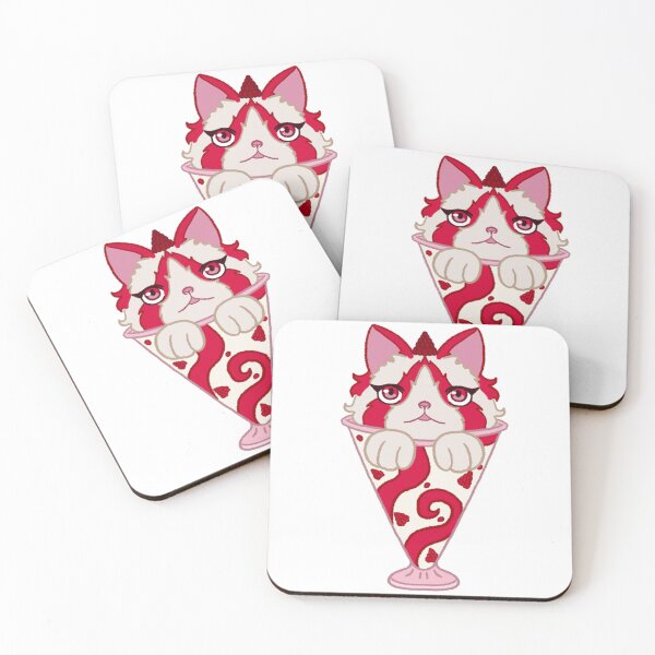 Item preview, Raspberry Swirl Ice Cream Cat (Ragdoll) designed and sold by RainDesignz.