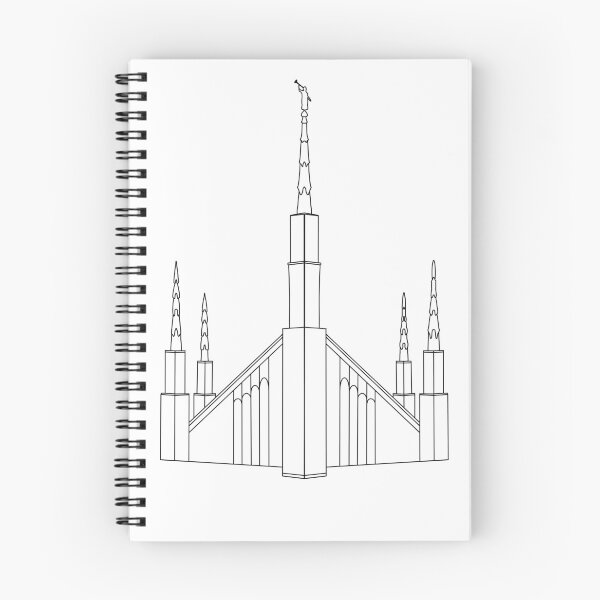 Item preview, Boise Idaho lds temple designed and sold by Handdrawnbyzoe.