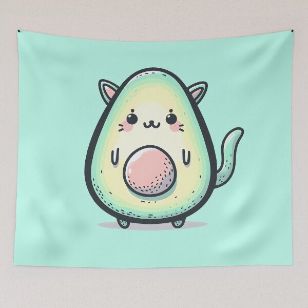 Item preview, Avocado Cat. designed and sold by Anna Halasek.