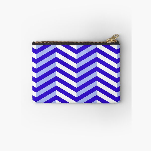 Item preview, Blue and White Chevron Stripes Pattern Design designed and sold by patternsoup.