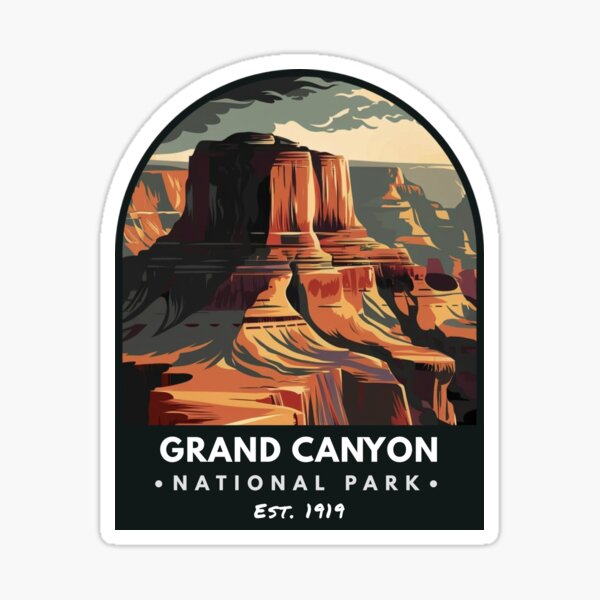 Item preview, Grand Canyon National Park, Vintage travel designed and sold by PinkandP.