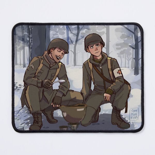 Item preview, Eugene 'Doc' Roe and Walter Gordon (Smokey) Bastogne Band of Brothers designed and sold by sanmasterz.