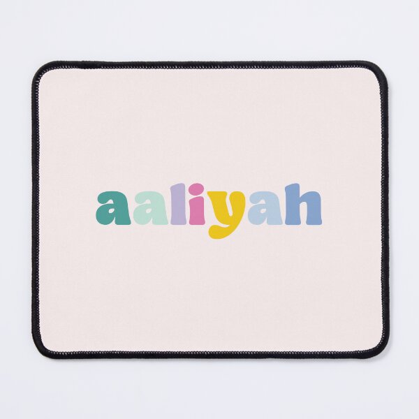 Item preview, Aaliyah - Custom name on colorful block font designed and sold by To the Lua.