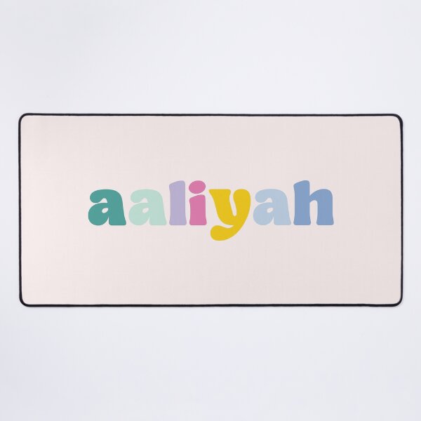 Item preview, Aaliyah - Custom name on colorful block font designed and sold by To the Lua.