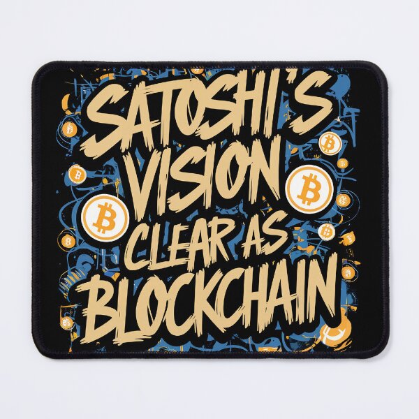 Item preview, Satoshi's Vision Bitcoin HODLer Cryptocurrency Enthusiast designed and sold by RadDeck.