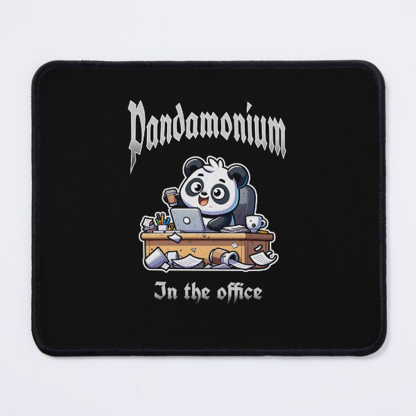 Item preview, Pandamonium in the Office: Cute Panda Chaos designed and sold by InspireHubWear.