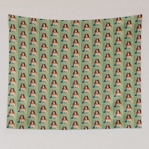 Item preview, The Rise and Fall of a Midwest Princess Green Curtains Vinyl designed and sold by aestheticqueen.