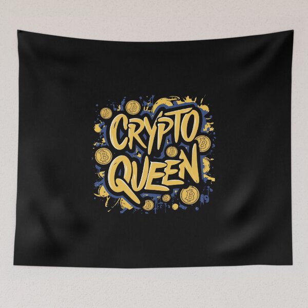 Item preview, Crypto Queen Bitcoin Wealth Crypto Investment designed and sold by RadDeck.