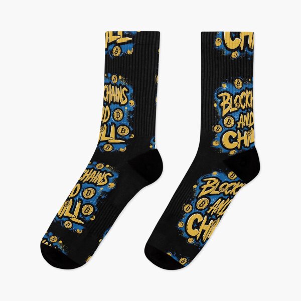 Item preview, Blockchains and Chill Bitcoin Bear Cryptocurrency Market Design designed and sold by RadDeck.