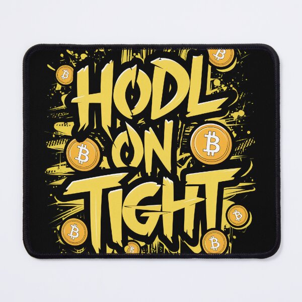 Item preview, Hodl On TIght Bitcoin HODLer Cryptocurrency Enthusiast Design designed and sold by RadDeck.