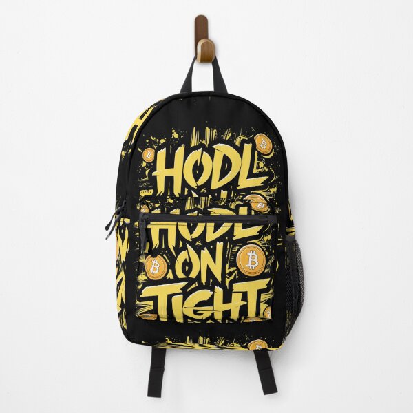Item preview, Hodl On TIght Bitcoin HODLer Cryptocurrency Enthusiast Design designed and sold by RadDeck.