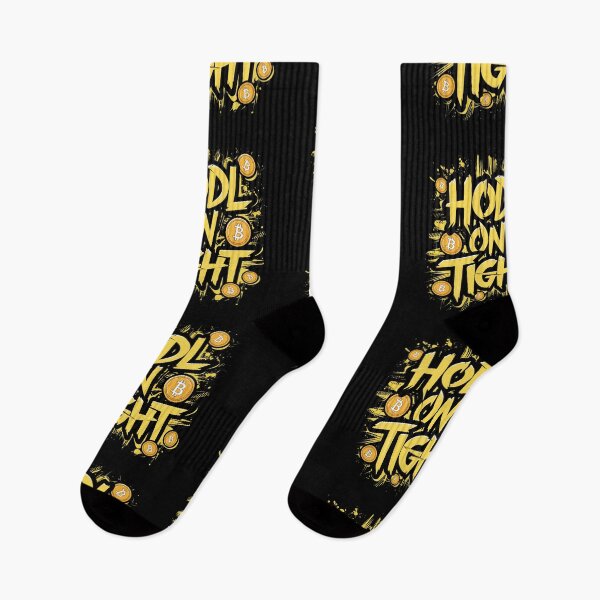 Item preview, Hodl On TIght Bitcoin HODLer Cryptocurrency Enthusiast Design designed and sold by RadDeck.