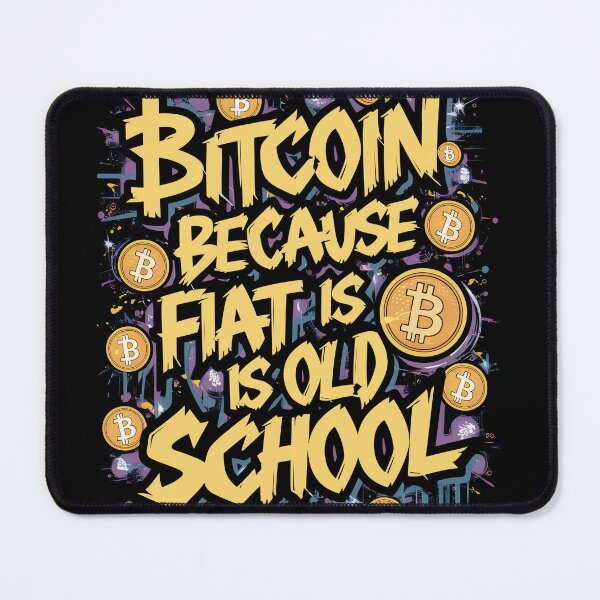 Item preview, Bitcoin Wealth Crypto Investment Design Fiat is Old School designed and sold by RadDeck.