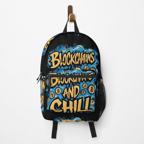 Item preview, Blockchains and Chill Bitcoin Revolution Financial Change Design designed and sold by RadDeck.