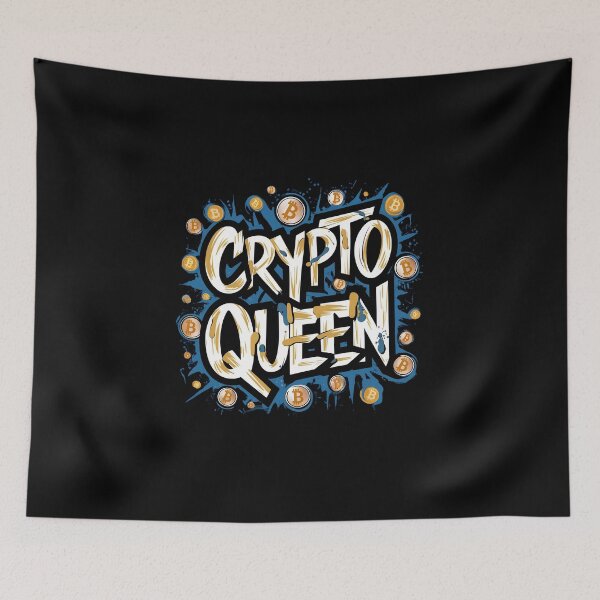 Item preview, Crypto Queen Bitcoin Visionary Crypto Future designed and sold by RadDeck.