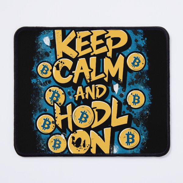 Item preview, Keep Calm and Hodl On Bitcoin Success Crypto Wealth designed and sold by RadDeck.