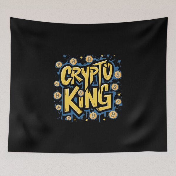 Item preview, \Crypto King Bitcoin Believer Crypto Advocate designed and sold by RadDeck.