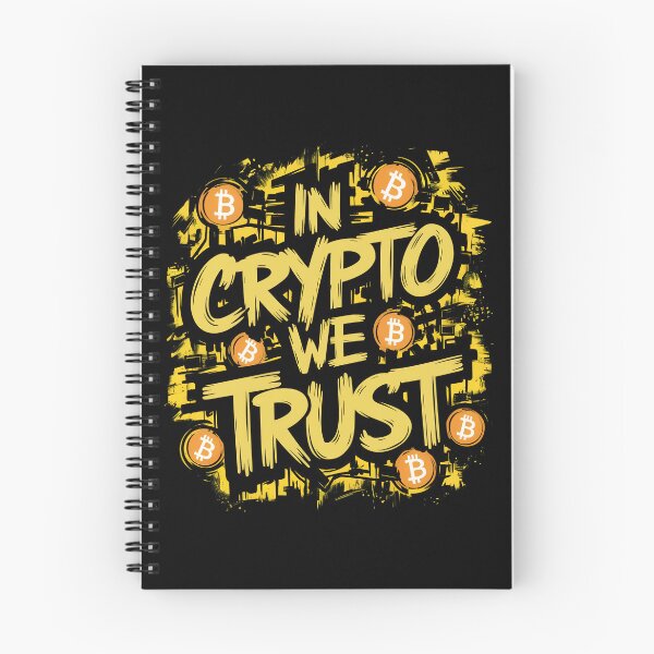 Item preview, In Crypto We Trust Bitcoin Visionary Crypto Future designed and sold by RadDeck.